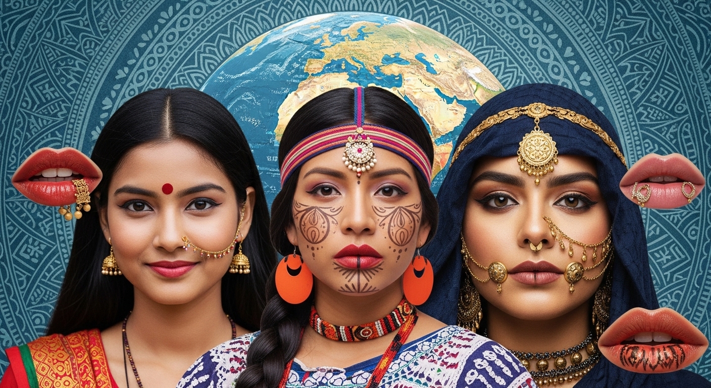 Cultural Traditions and Rituals Involving Lips Around the World